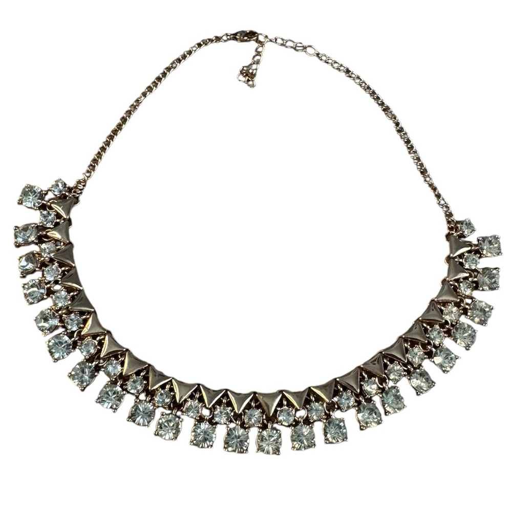 Goldtone + Lab Made Amethyst Necklace